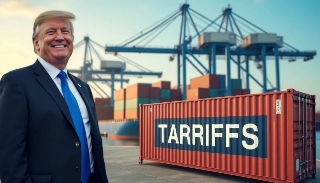 Trump fala sobre as tarifas.