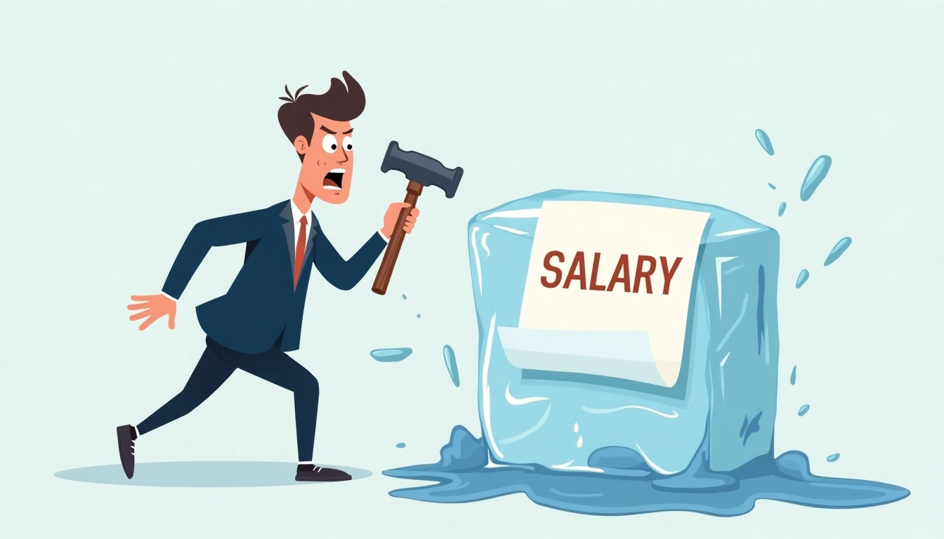 Congelamento de salário.